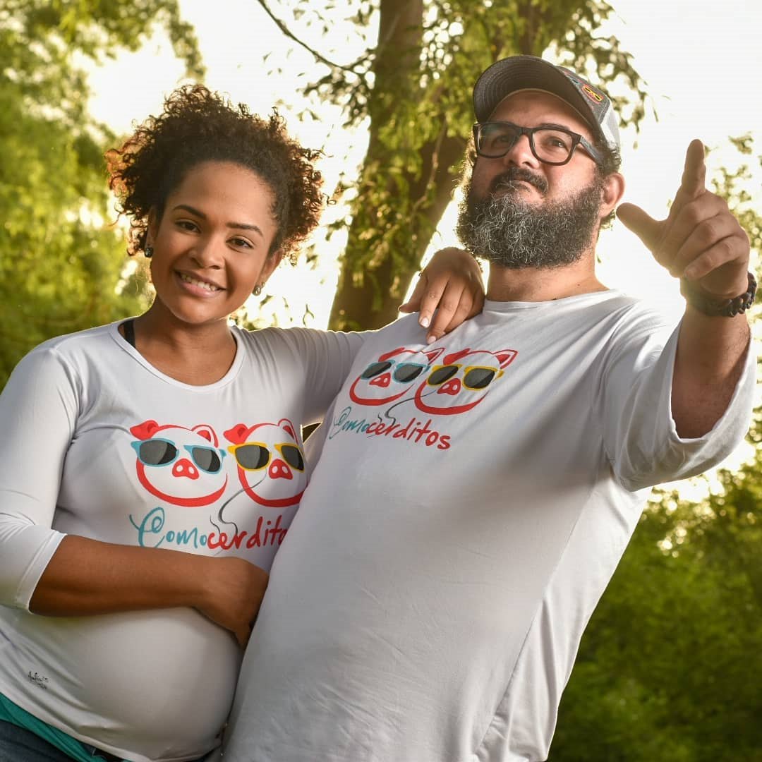 Marianny Saavedra y José Franco, fundadores de Como Cerditos